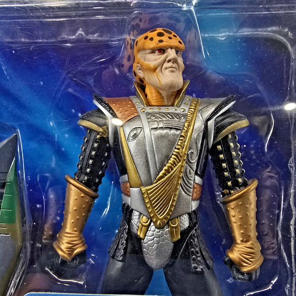 Vtg WB Toy Babylon 5 Ambassador G'Kar Action Figure 1997 Narn Fighter Warner Bro - Picture 11 of 11
